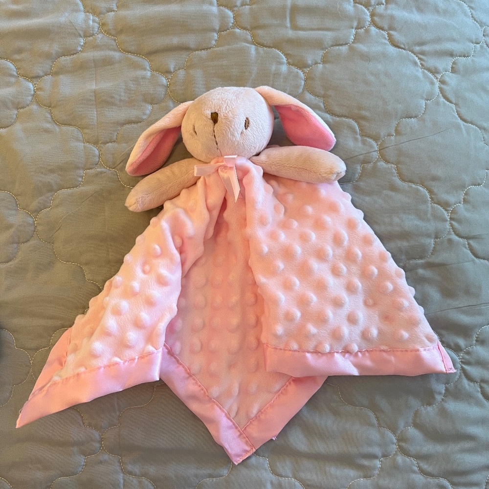 NWOT - Pink Bunny Lovey/Security Blanket - Picture 3 of 5